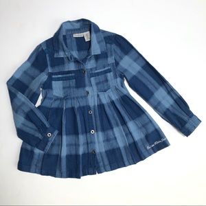 Calvin Klein jeans button front blouse top🌸🌸🌸5